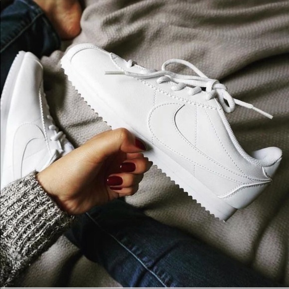 Nike Shoes - NWT Nike Classic Cortez Triple White